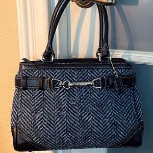 Coach Hampton Carryall Tweed Bag